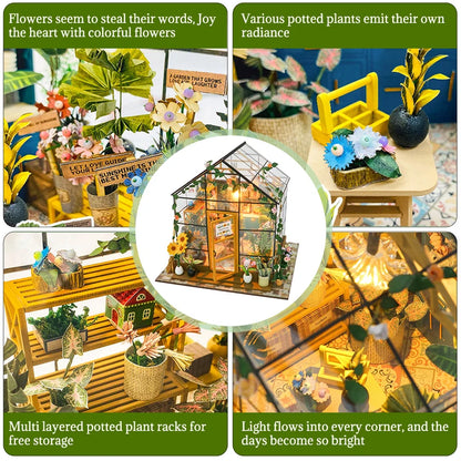 Mini DIY Flower House Kit