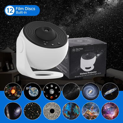 Galactic Dreams Star Projector Lamp