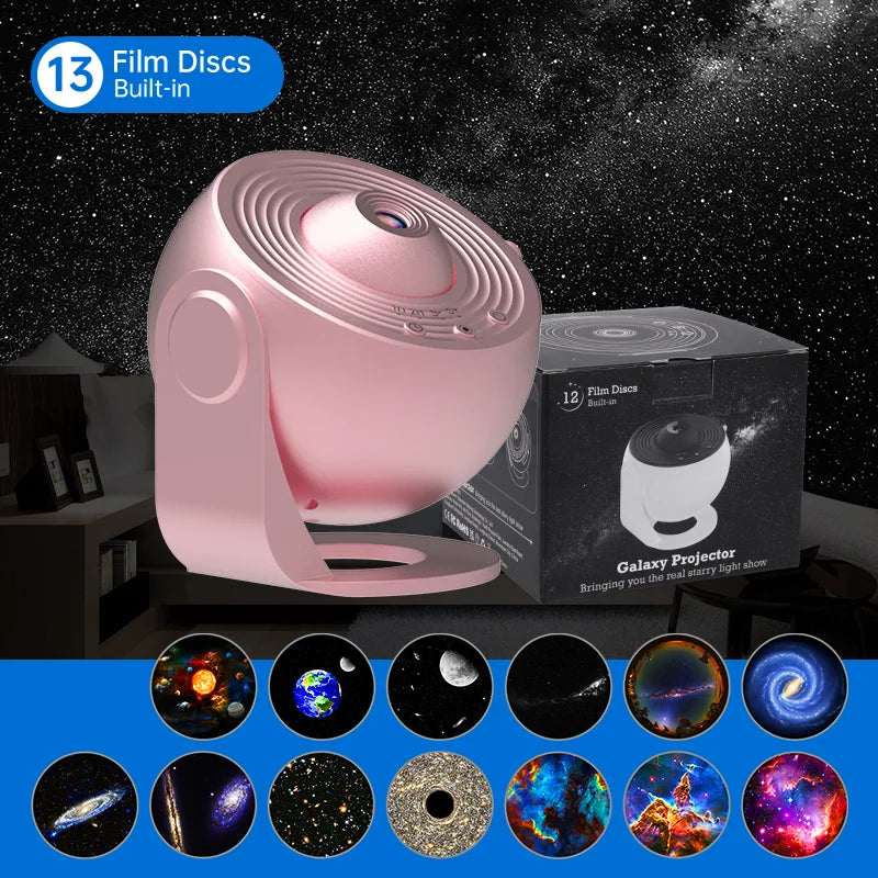 Galactic Dreams Star Projector Lamp